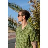 Kultivate Korte Mouw Overhemd ST Paraiso Groen (2301020003 - 725)