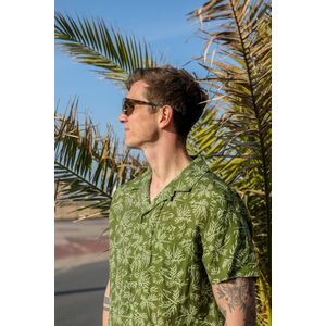 Kultivate Korte Mouw Overhemd ST Paraiso Groen (2301020003 - 725)