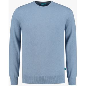 District Indigo Pullover Crewneck Lightblue Melange