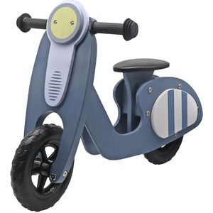 Houten Loopfiets - Loopscooter - Loopspeelgoed - Verstelbaar Zadel - Binnen & Buiten - Roze