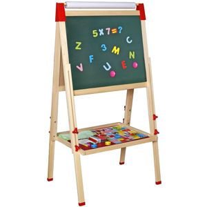 Educatief Houten Tekenbord - Schoolbord - Magneetbord - Voor kinderen - 100cm - vanaf 3 jaar - Hout