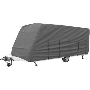 Maxxcovers Caravanhoes - A-kwaliteit - Maat 480 x 235 x 220 cm (l x b x h) - Grijs