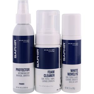 Saphir - SneakerCare Set - Foam Cleaner 115ml - Whitener 75ml - Protector 125ml