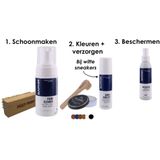 Saphir - Sneakercare - Verzorgingsset - Donker Blauw - Schoonmaken en Beschermen