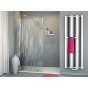 Balmani Modular nisdouche 100 x 200 cm mikado glas glanzend chroom profiel