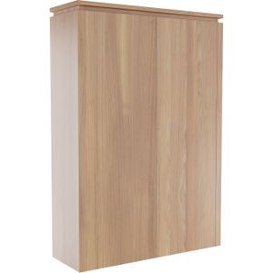 Balmani Eclips zwevende badkamerkast Teak 90 x 32 x 130 cm