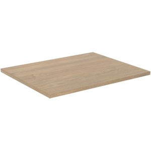 Linie Lado enkel tablet natuur eiken melamine 60 x 46 cm