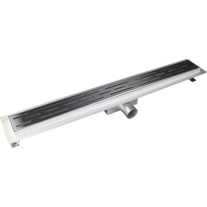 Linie douchegoot 70 cm geborsteld inox