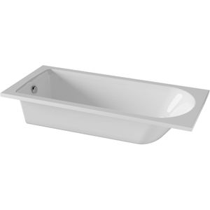 Luca Varess Rosala eenpersoons inbouwbad 180 x 80 cm acryl glanzend wit