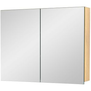 Balmani Lucida spiegelkast 90 x 72 cm teak