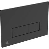 Oleas M2 bedieningspaneel mat zwart voor Ideal Standard ProSys inbouwreservoir