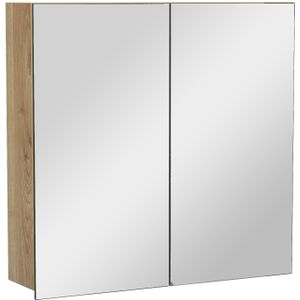 Balmani Lucida spiegelkast 75 x 72 cm ruwe eik