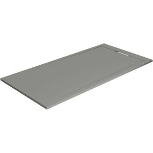 Balmani Andes douchebak 180 x 90 cm solid surface steengrijs mat