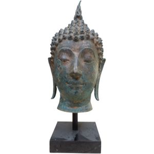 Boeddha hoofd beeld brons nr.15
