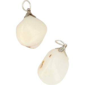 Opaal wit edelsteen hanger