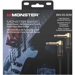 Monster Cable Bass Basgitaar Patchkabel 20cm 600544