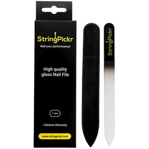 Stringpickr Shape & Protect Nagelvijl - Gitaar Glazen Nagelvijl - Nagelvijl voor gitaristen - Nagelverzorging - Unisex