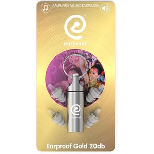 Earproof Dance - Oordoppen - Set van 3 Paar - Transparant - Kunststof