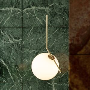 FLOS hanglamp IC S2 10e verjaardag, 24-karaats verguld