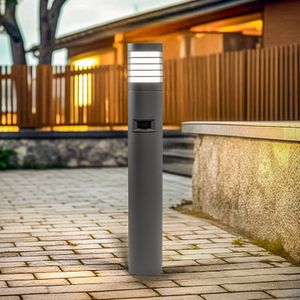 Bega LED tuinpadverlichting 85061AK3, grijs, 3.000 K, gegoten aluminium