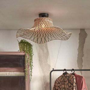 Good & Mojo Good &amp; Mojo Ibiza plafondlamp Ø 65cm Natur/zwart