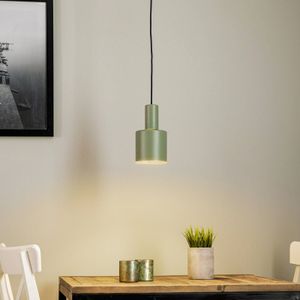 Euluna Selma hanglamp, 1-lamp, groen, Ø 11 cm