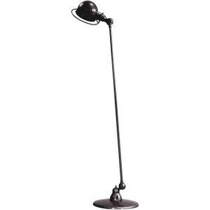 Jieldé Loft D1200 vloerlamp, instelbaar, zwart