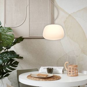 it's about RoMi Hanglamp Sapporo - Wit - 25x25x24cm - Modern - Hanglampen Eetkamer, Slaapkamer, Woonkamer