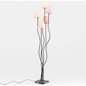 KAREN Flexible Berry Cinque - Vloerlamp, 5-lamps.