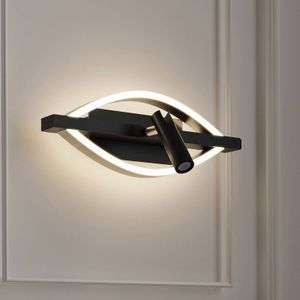 Lucande Matwei LED wandlamp, ovaal, nikkel