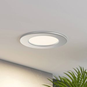 Prios Cadance LED inbouwlamp zilver 11,5 cm per 3