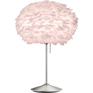 UMAGE Eos medium tafellamp roze/geborsteld staal