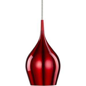 Searchlight Hanglamp Vibrant Ø 12cm, rood