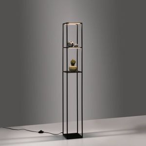 Vloerlamp Contura Zwart 140cm incl. Dimmer