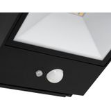 Lucande LED buitenwandlamp Dava op zonne-energie, hoogte 5 cm, sensor