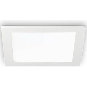 Ideallux LED plafond inbouwlamp Groef vierkant 11,8x11,8 cm