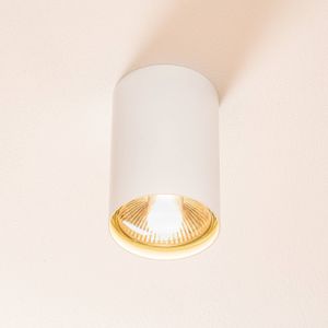Argon Opbouw plafondspot Tubo Ø 12 cm, wit