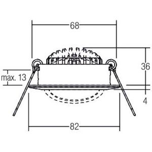 BRUMBERG BB03 inbouw DALI aansluitbox wit