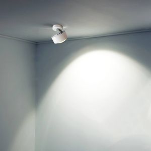 Top Light Puk Maxx Move LED spot, heldere lens, mat wit