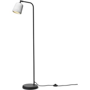 New Works vloerlamp Materiaal, wit, marmer, hoogte 125 cm