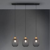 Reality Leuchten Hanglamp Calimero kooi-look 3-lamps