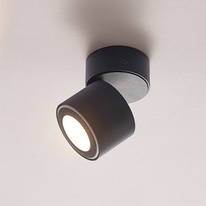 Lindby Lowie LED spot, 1-lamp, zwart