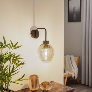 EMIBIG LIGHTING Wandlamp Lukka, 1-lamp, zwart/grafiet