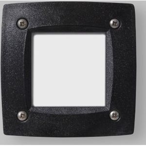 Fumagalli LED inbouwlamp Leti 100 Square zwart 3W CCT