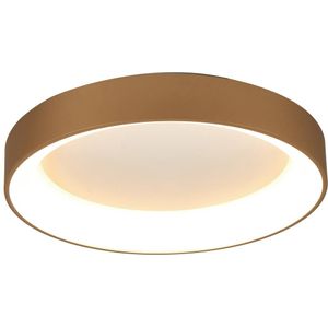 Mantra Iluminación LED plafondlamp Niseko II CCT afstandsbediening Ø38cm goudkleurig