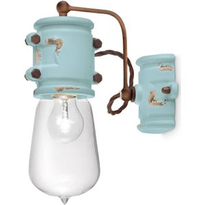 Ferroluce Wandlamp C1523 turquoise