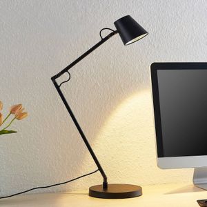 Lucande LED bureaulamp Tarris, hoogte 46 cm, zwart