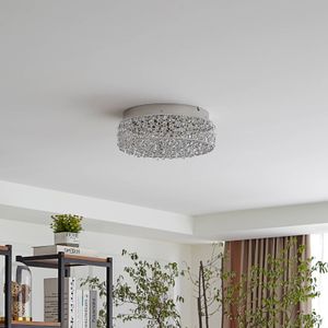 Lucande Schitterende LED plafondlamp Felias, ronde vorm