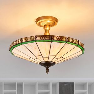 Searchlight Plafondlamp New York in Tiffany-stijl