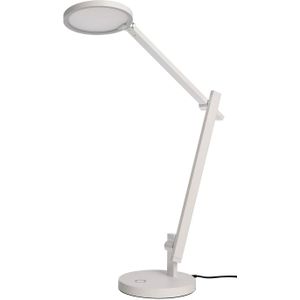 Deko-Light LED bureaulamp Adhara, drietraps dimbaar, wit